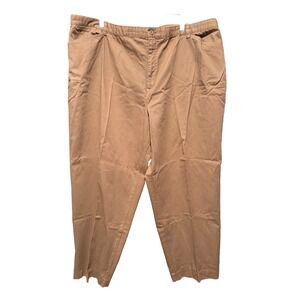 C.J.‎ Banks Khaki Pants Relaxed Fit Pleated Front Casual Trousers Slacks 24W